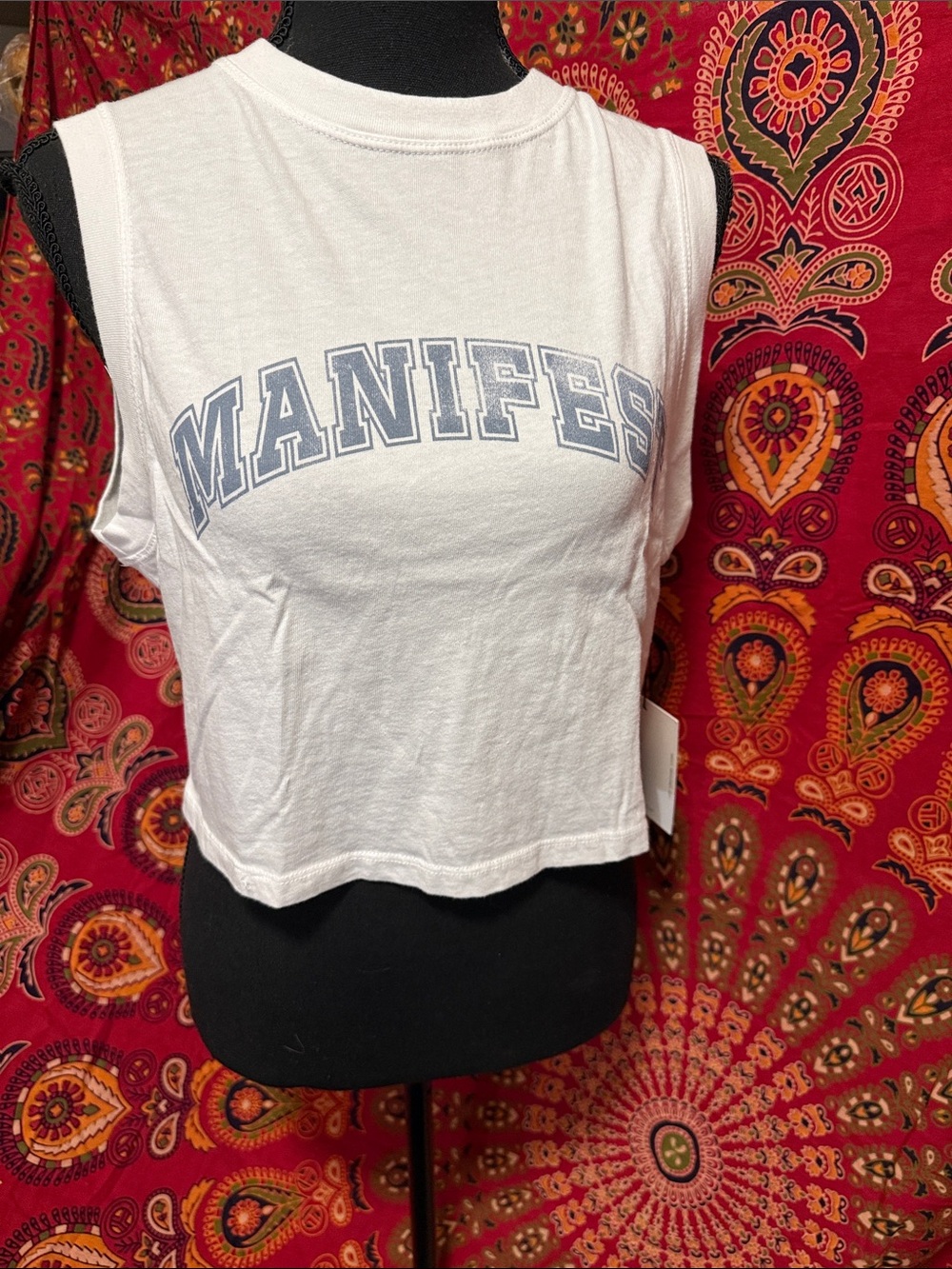 NEW SPIRITUAL GANGSTER MANIFEST CRAWFORD CROP TANK🌸
